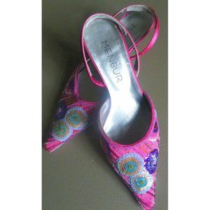 MENBUR WOMEN DRESS HEELS EU38 US7.5-8.0 SLINGBACK